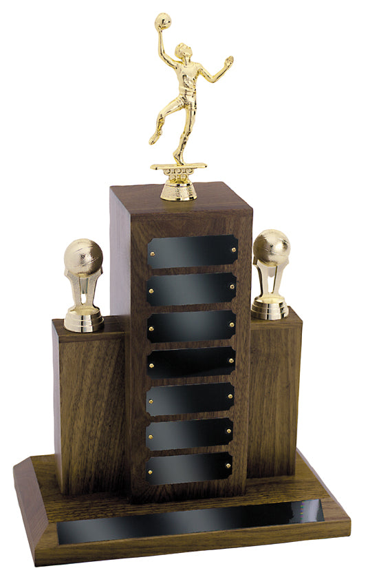 Solid Walnut Perpetual Trophy 2