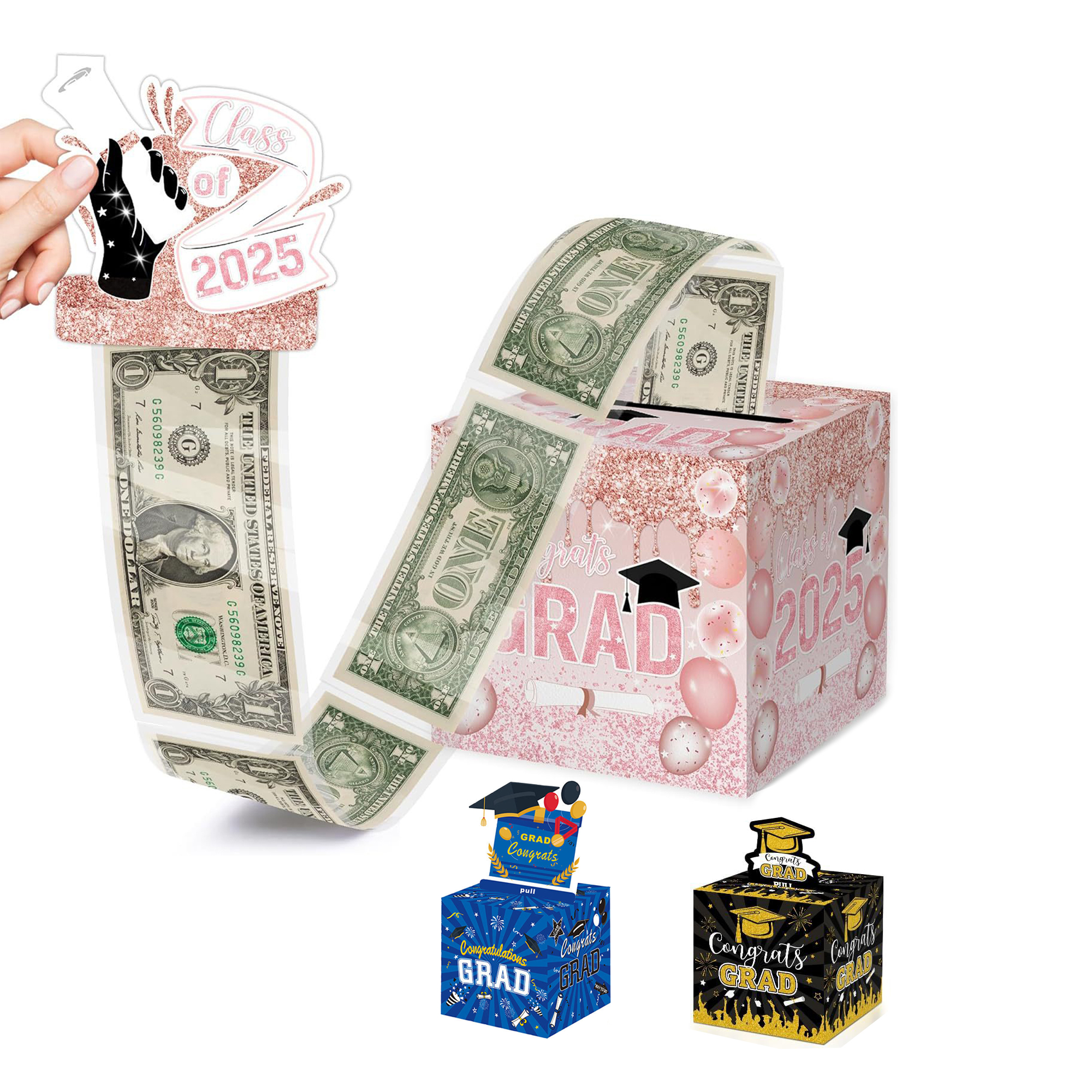 Money Pull Box Gift 2025 Grad Surprise 2