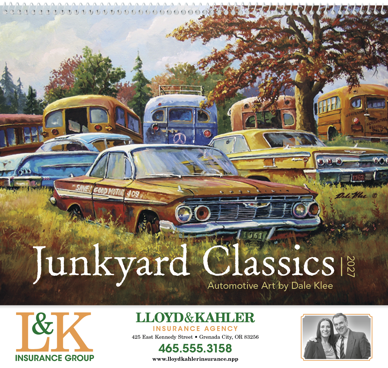Triumph® Calendars Junkyard Classics by Dale Klee Calendar 30
