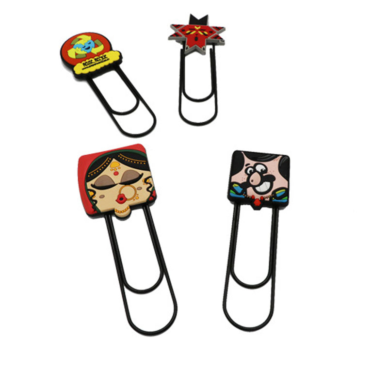 Soft PVC Bookmark,Paper Clip 5