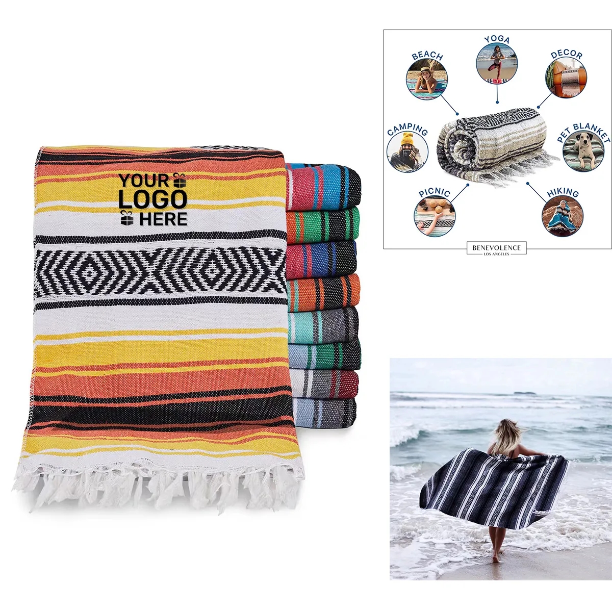 Authentic Handwoven Mexican Blanket 2