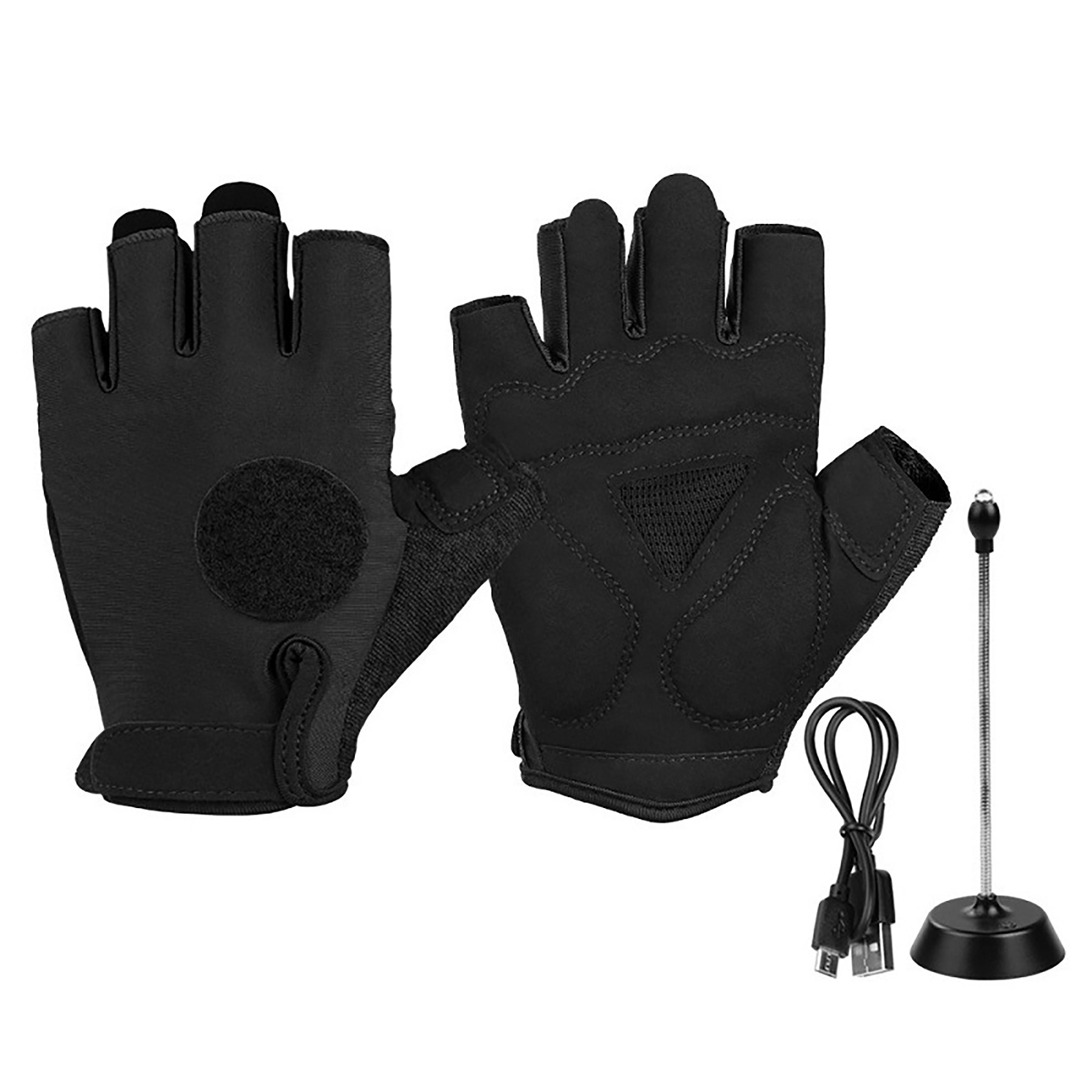Half Finger Led Flashlight Gloves 9
