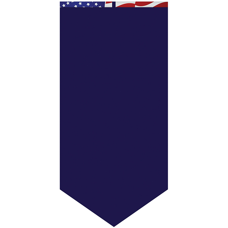 36" x 72" Premium Gonfalon V-cut 6