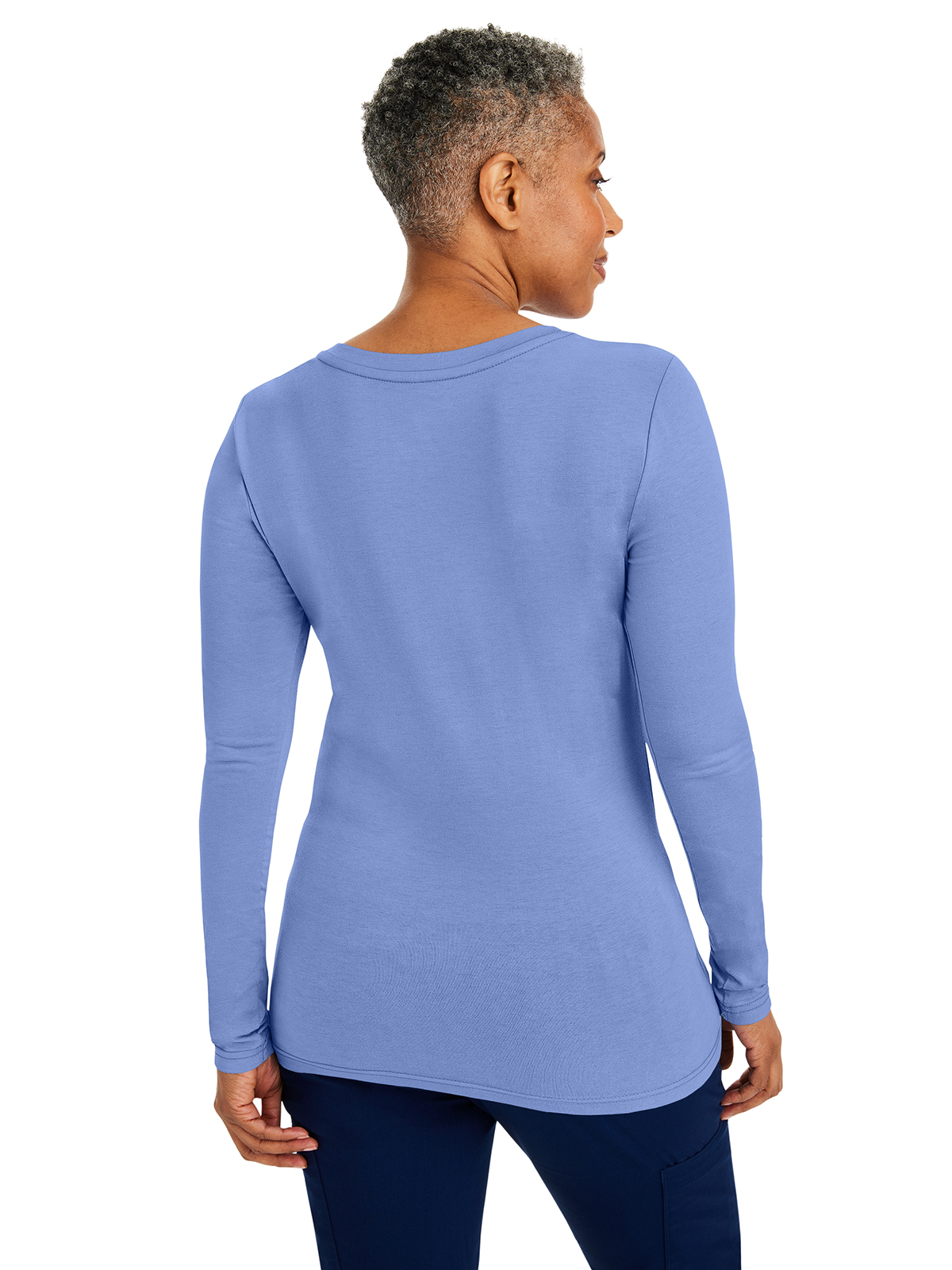 Healing Hands - HH Knits - Women's Pocketless Melissa Long Sleeve Underscrub Tee 14