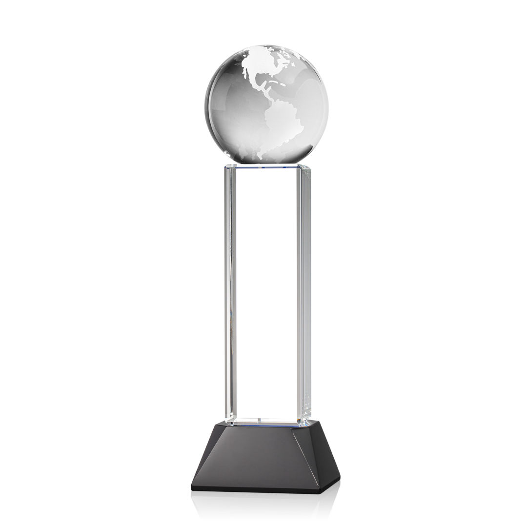 Globe Award on Stowe Base - Black 5