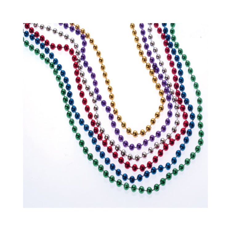 Metallic Bead Necklaces - Assorted 2