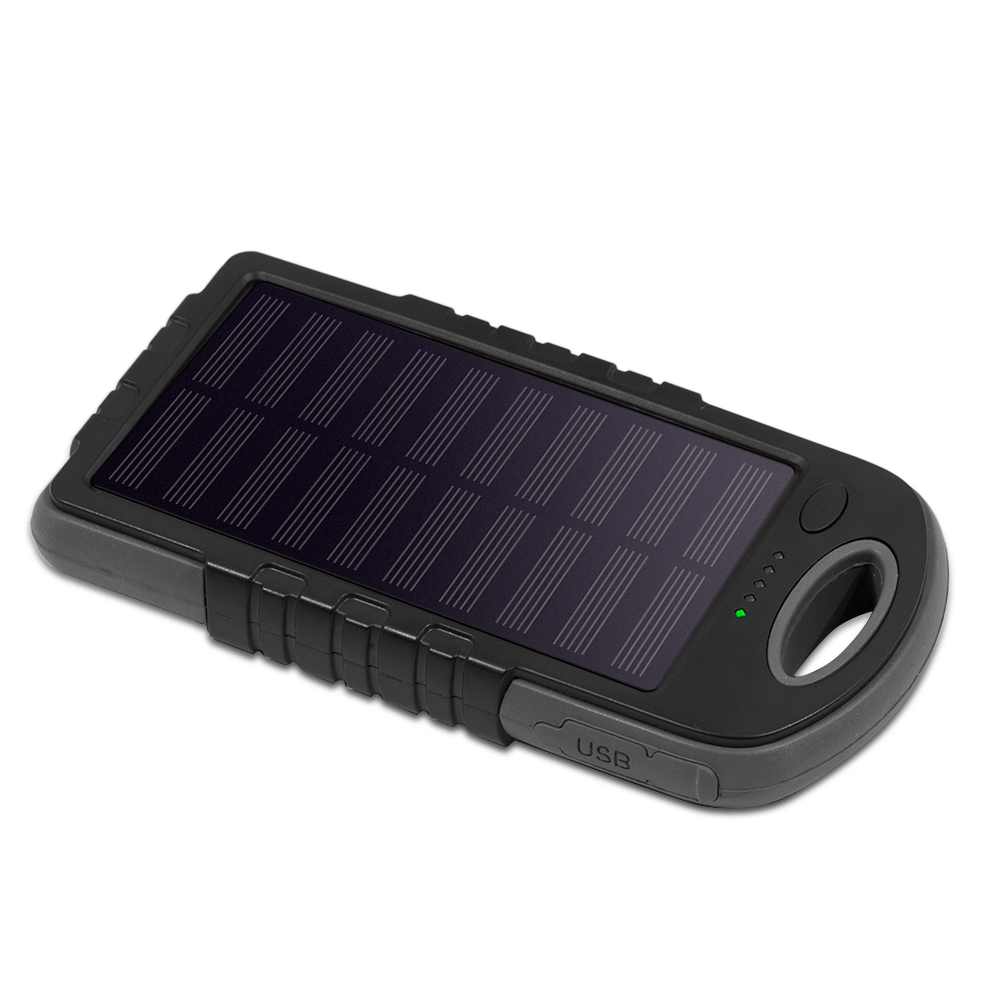 Eco Friendly 8000mAh Solar Power Bank UL Certified 10