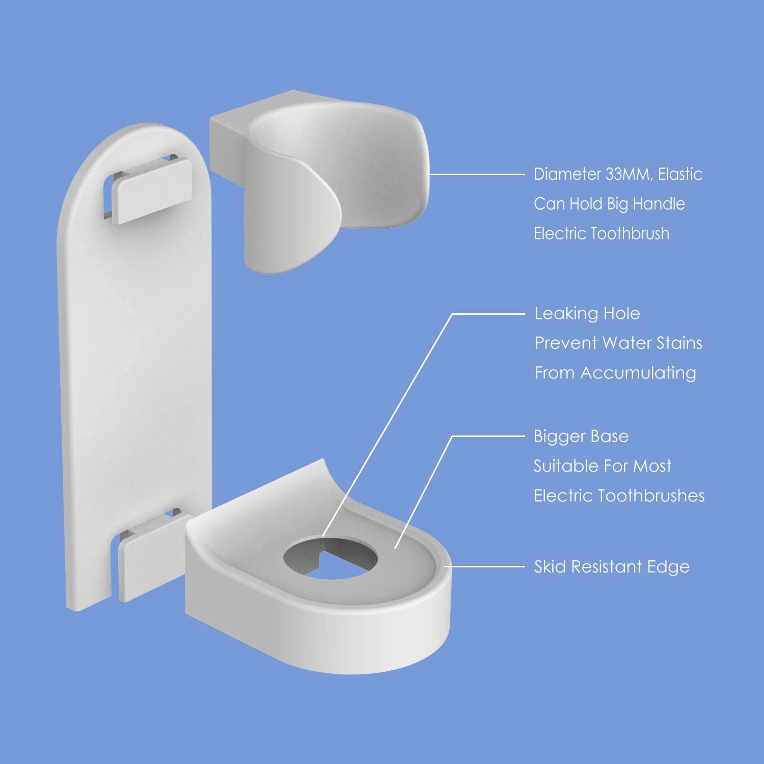 Electric Wall-Mounted Toothbrush Holder 1