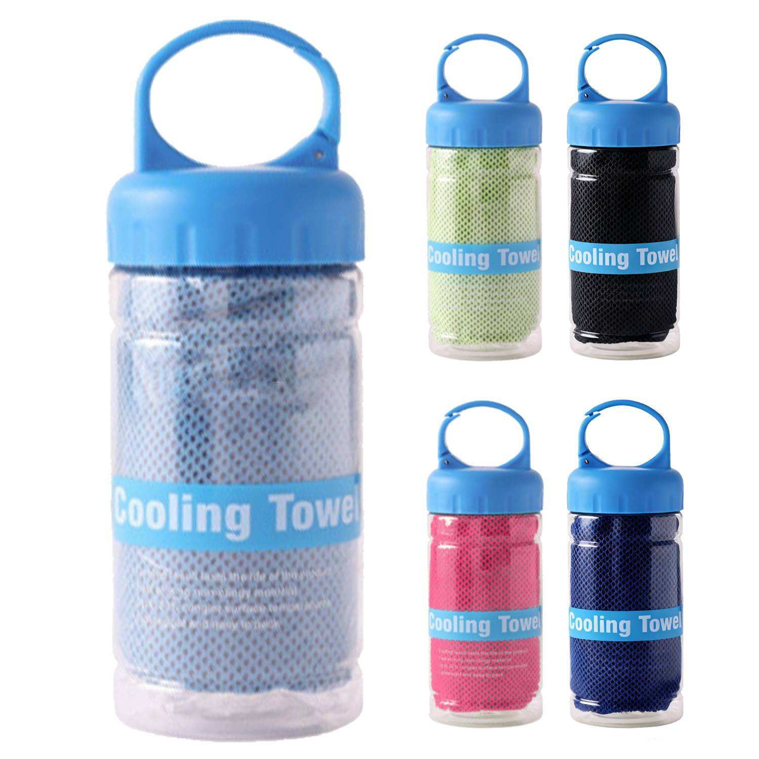 Absorbent Quick Drying Cooling Towel W/ Bottle 6