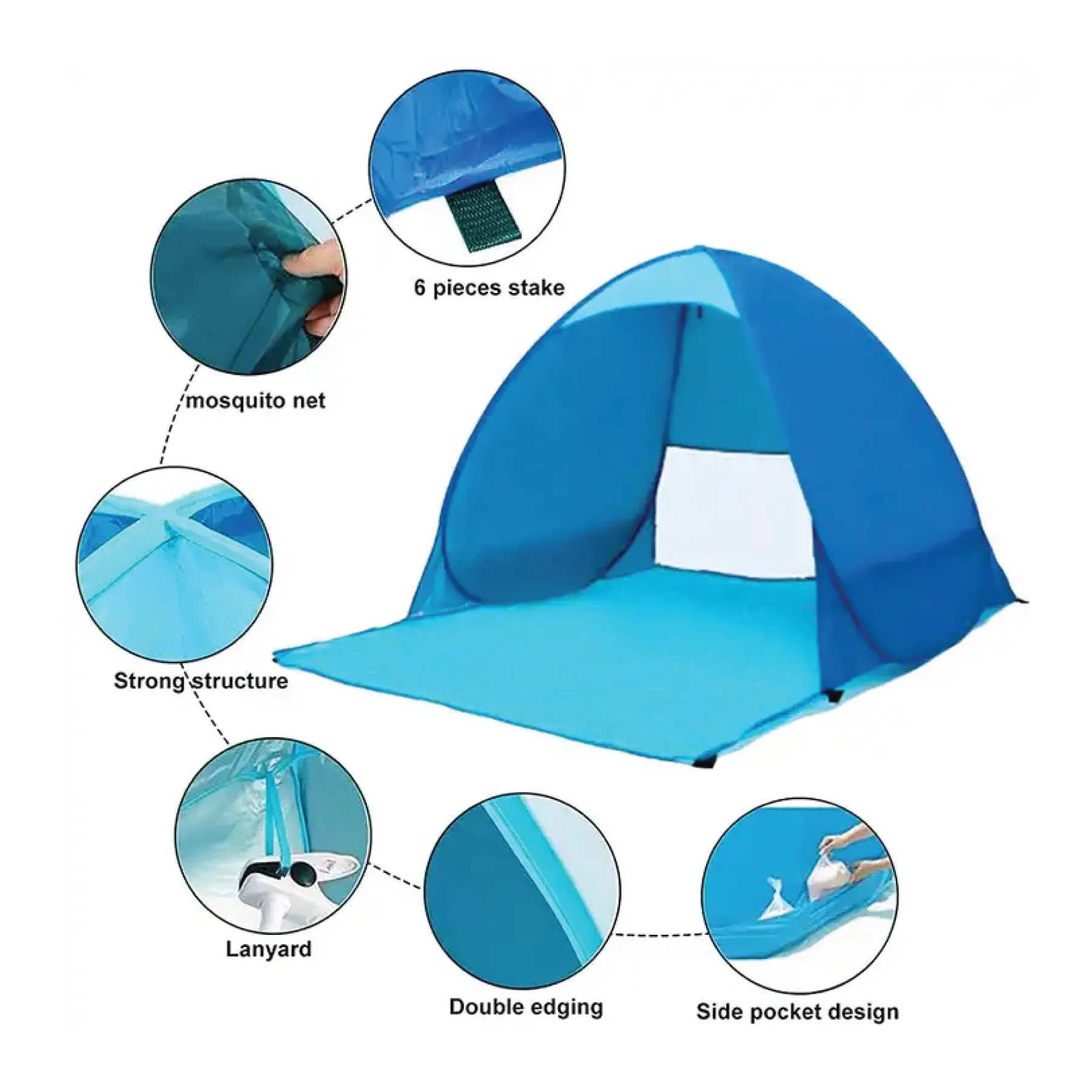 Bondi Pop Up Beach Tent