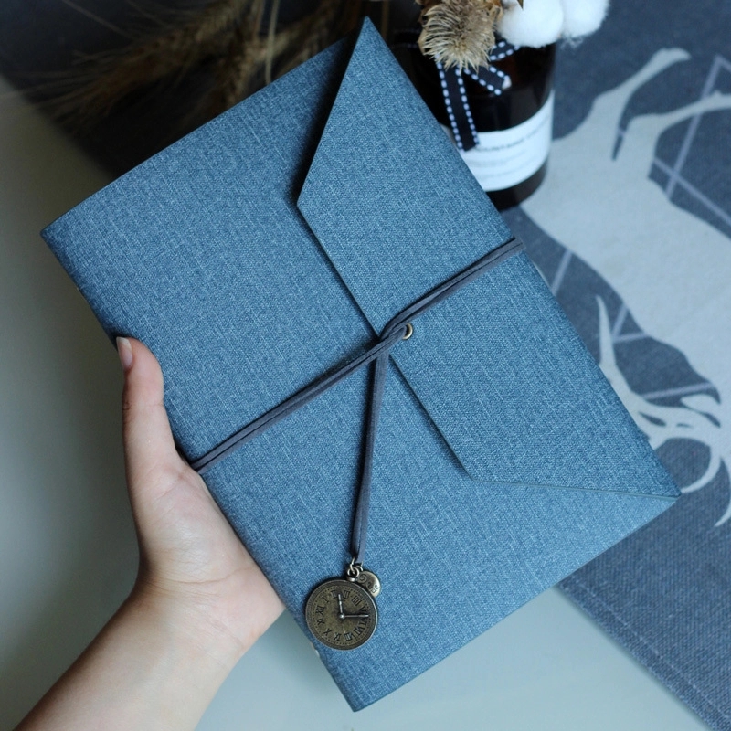 PU Leather A5 Business Travel Journal Pocket Binder Notebook 10