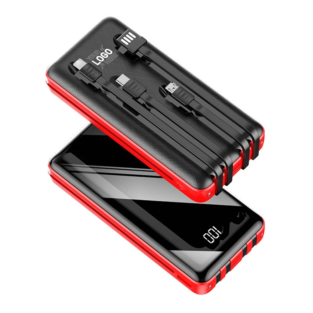 Portable Charger 10,000mAh Power Bank Dual Flashlight