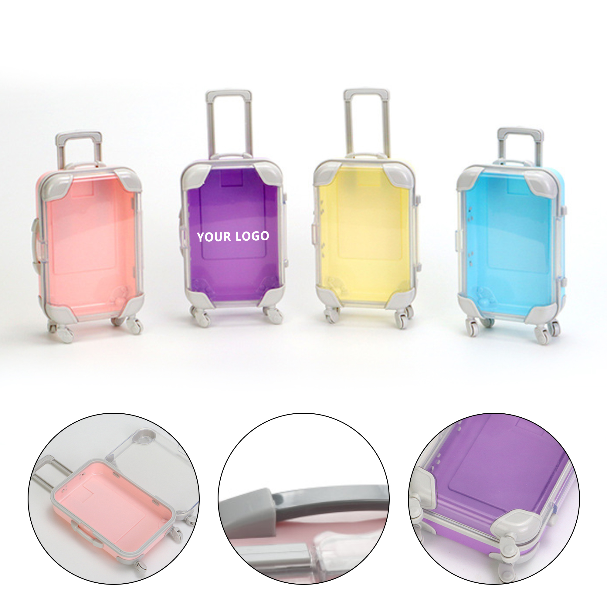 Mini Plastic Suitcase Luggage 2