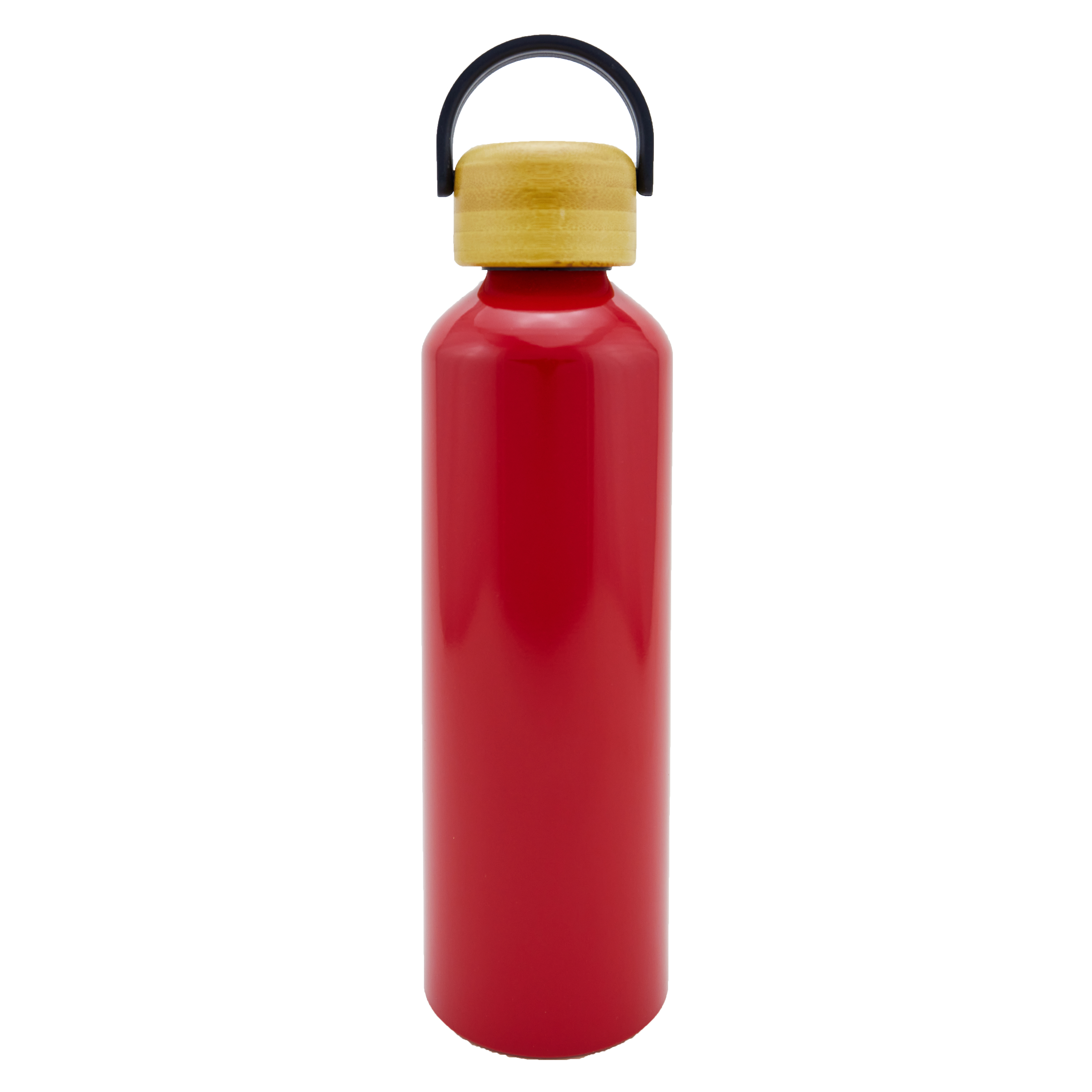 Classic 24oz Aluminum Bottle with Bamboo Lid and Carrying Handle