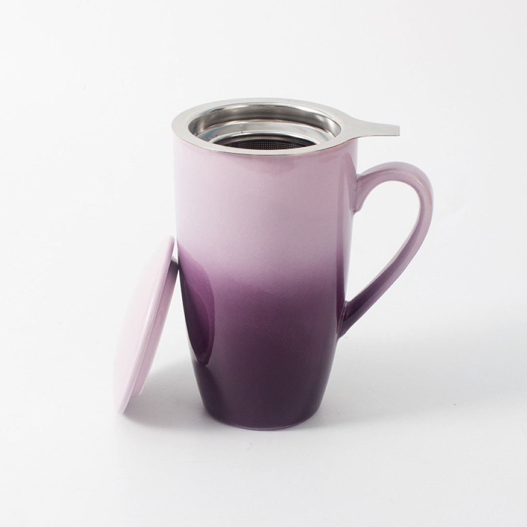Tea Mug with Infuser and Lid 8