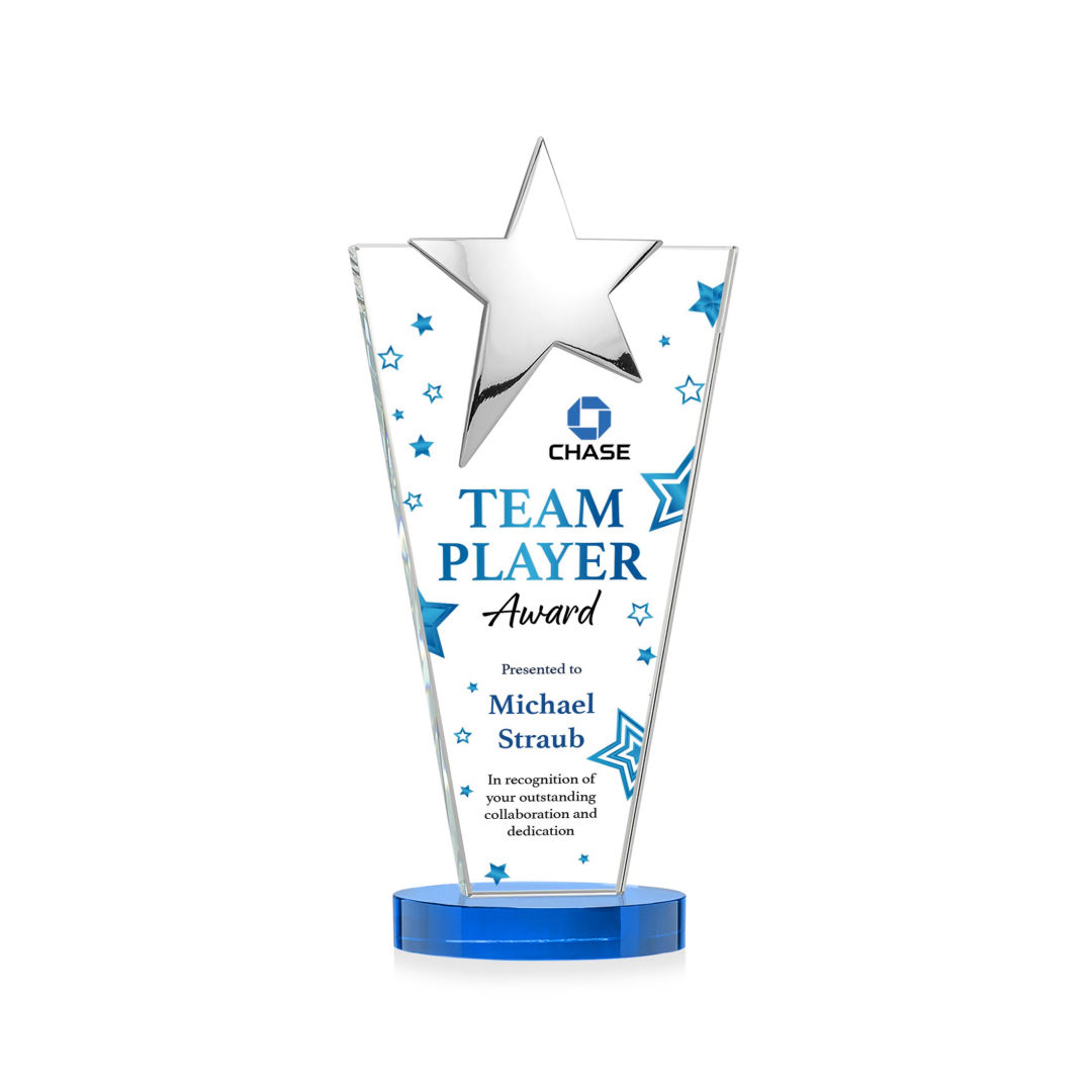 Mantella Chrome Star VividPrint™ Award - Sky Blue 12
