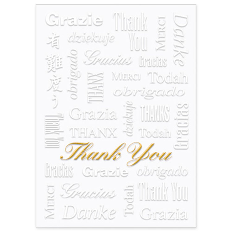 Multilingual Thank You Card 2