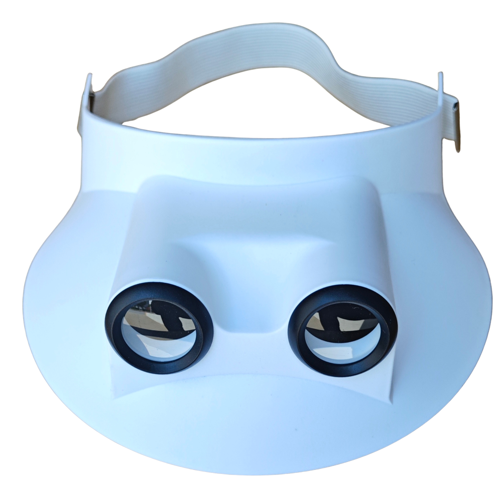 Sun Visor w/ Built-In Binoculars 4