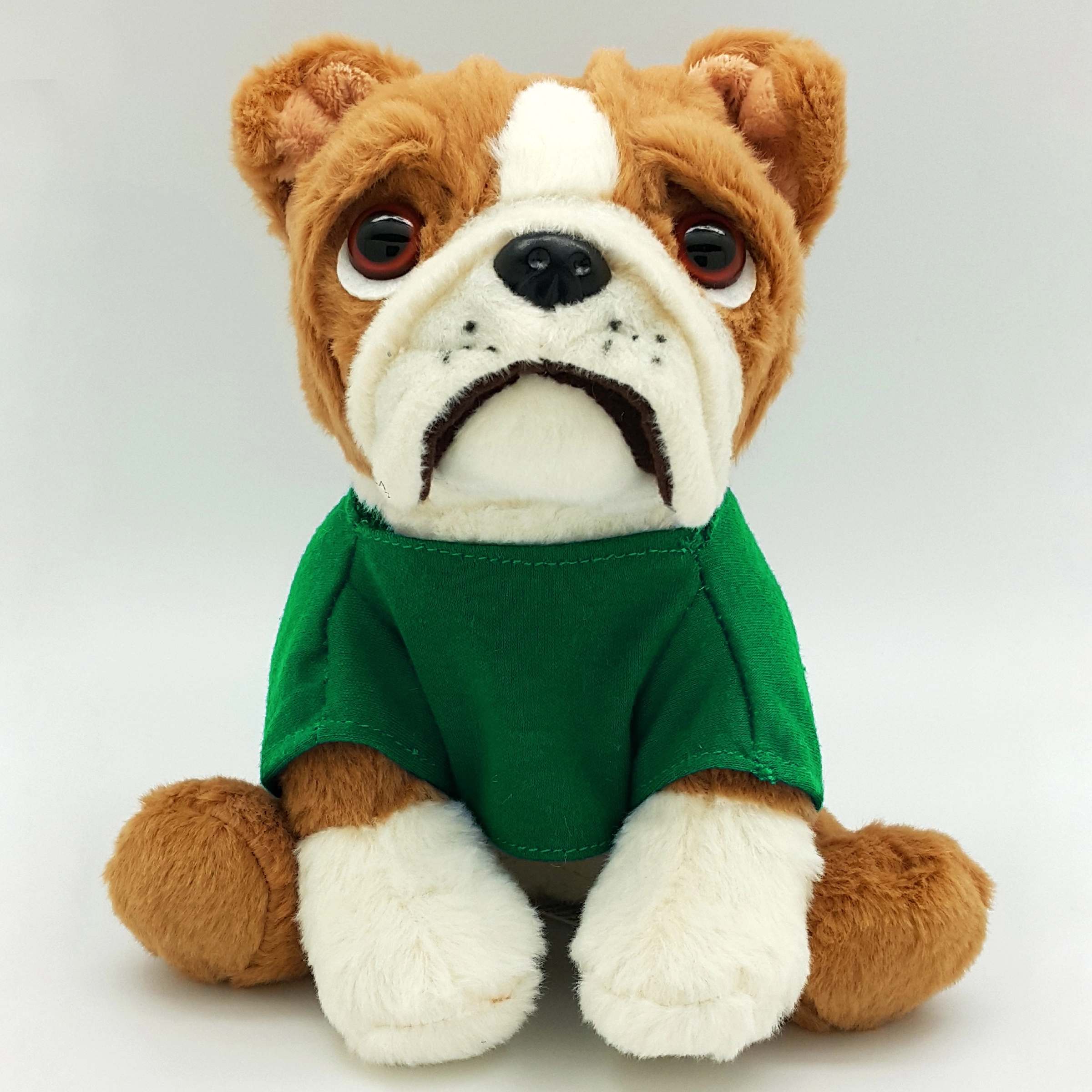 8" Medium Sitting Dog - Large Eyes Bulldog 3