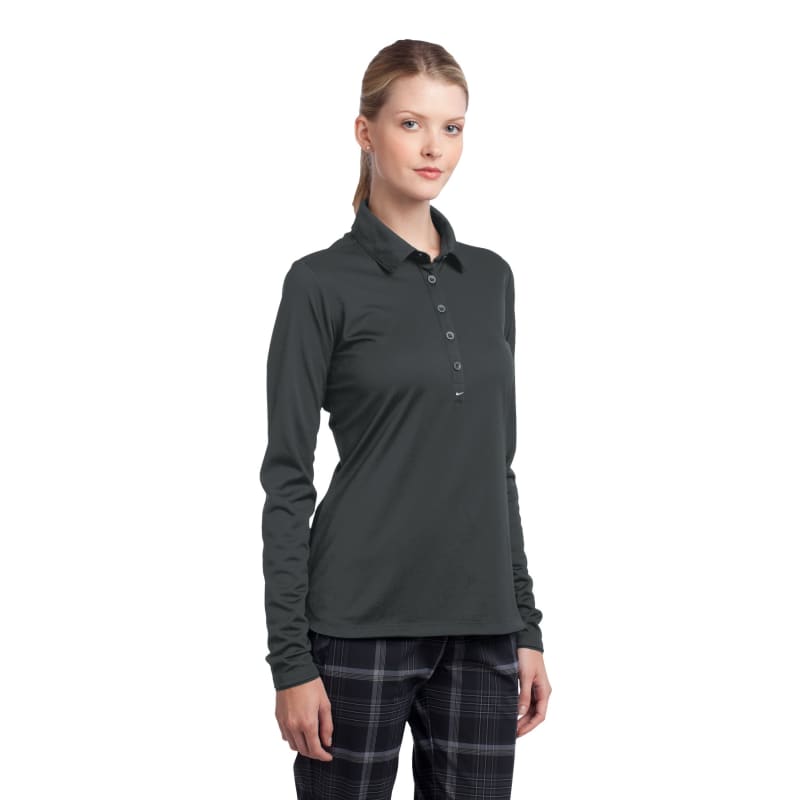Nike Ladies Long Sleeve Dri-FIT Stretch Tech Polo. 21