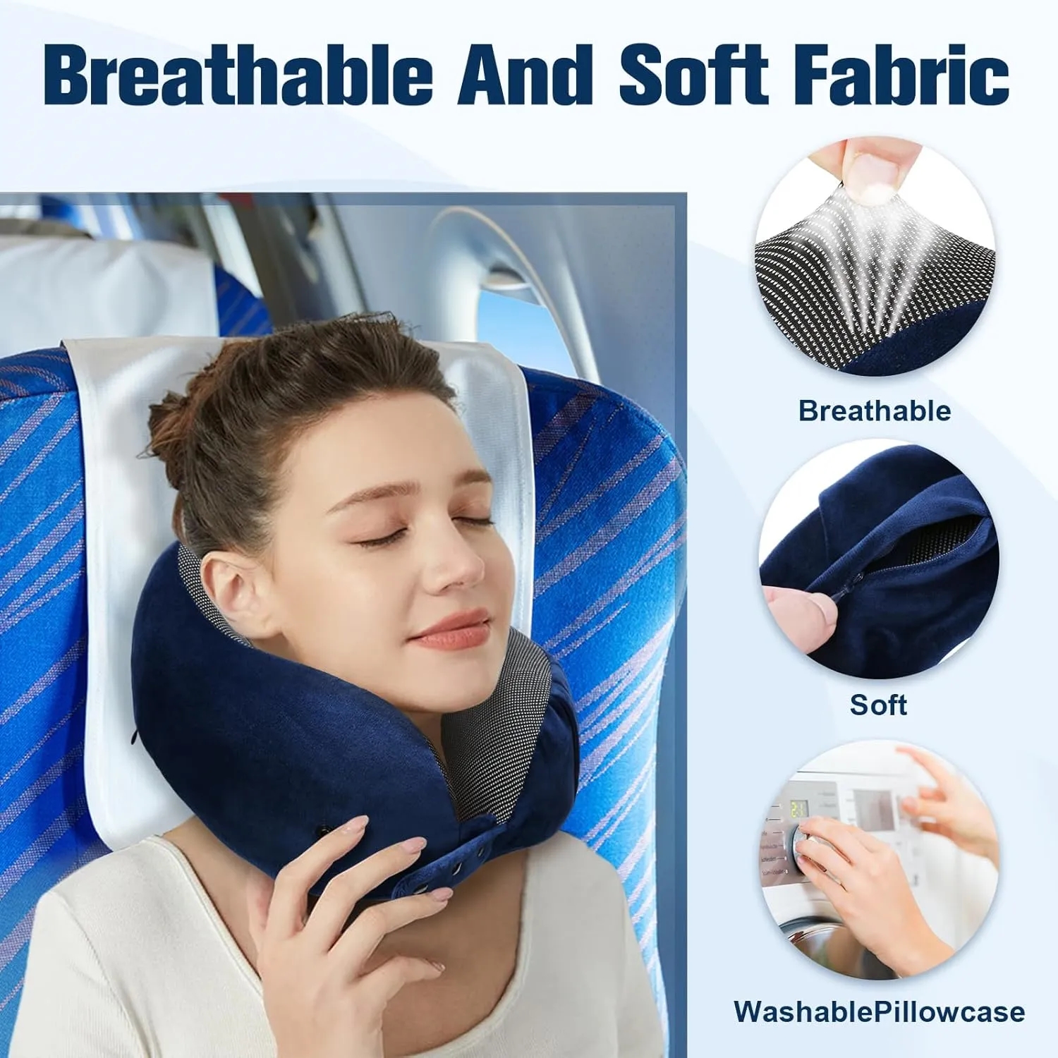 Memory Foam Neck Head Support Soft Pillow 2