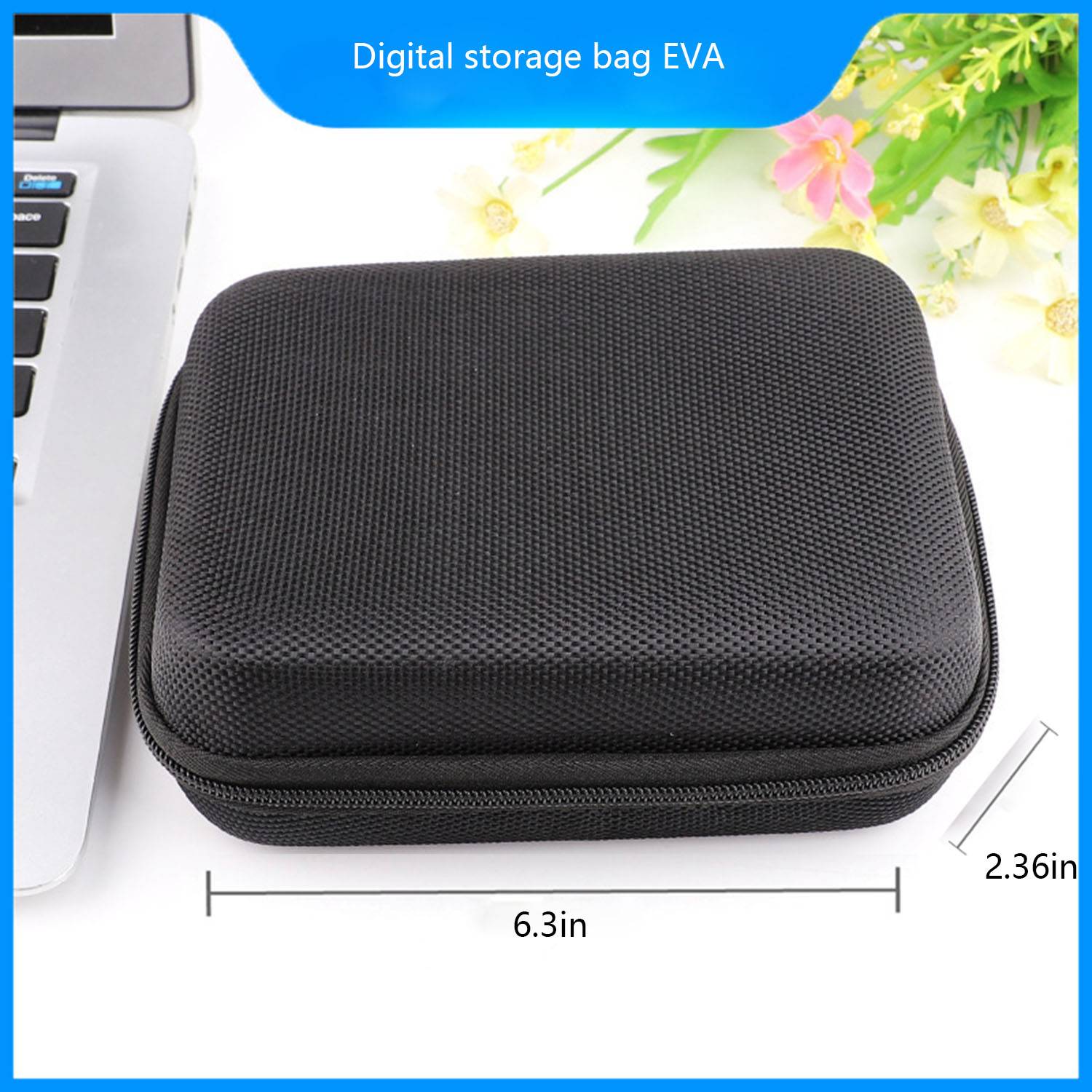 EVA Cable Earphone Mobile Storage Bag 3