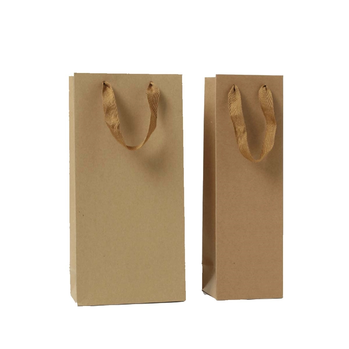Kraft Paper Single Wine Bottle Bag 3