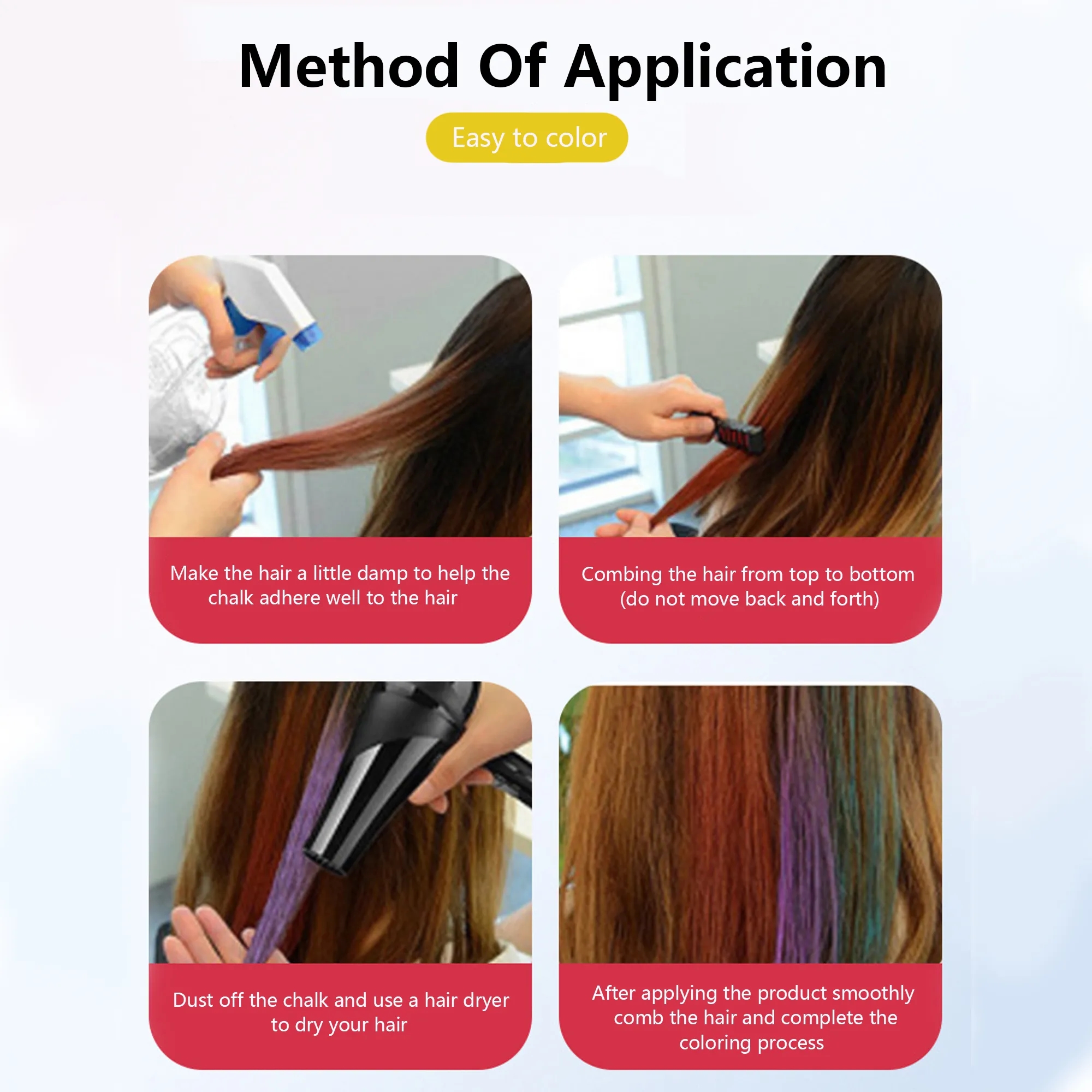 Disposable Hair Color Brush Kit 4
