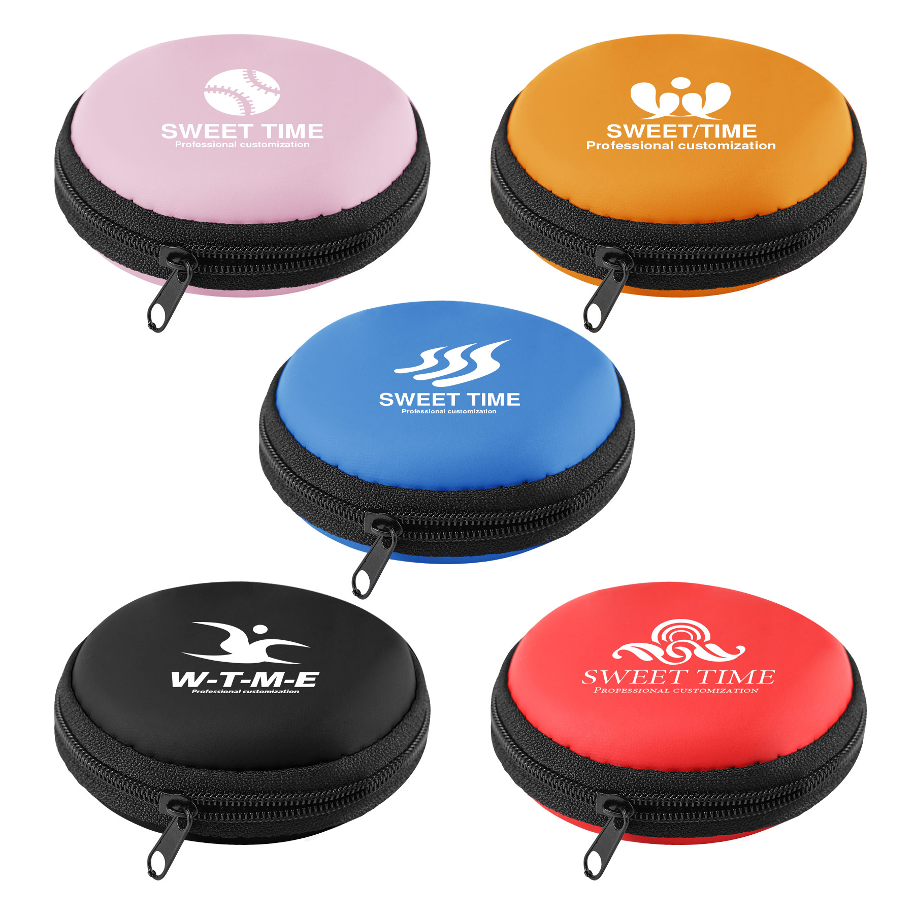 Round Earphone Storage Pouch 2