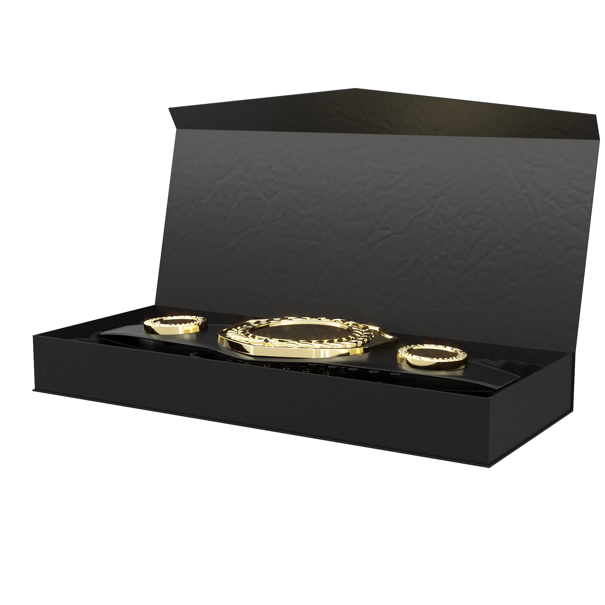 Express Vibraprint® Bright Champion Award Shield Belt 22