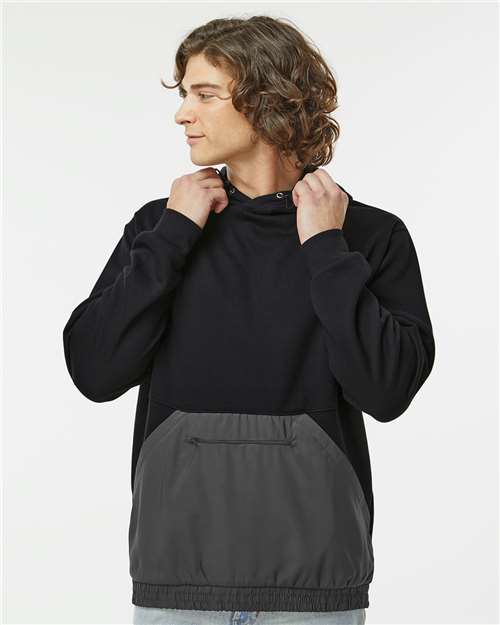 Unisex Mixed Media Hooded Sweatshirt - 23112 27