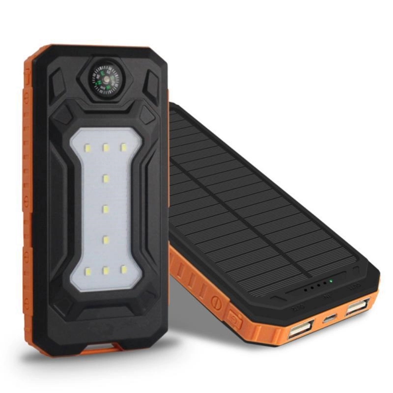 20000mAh Solar Power Bank with Compass and LED 5