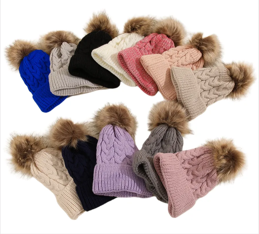 Womens Winter Beanie Cap Knit Soft Warm Hat 4