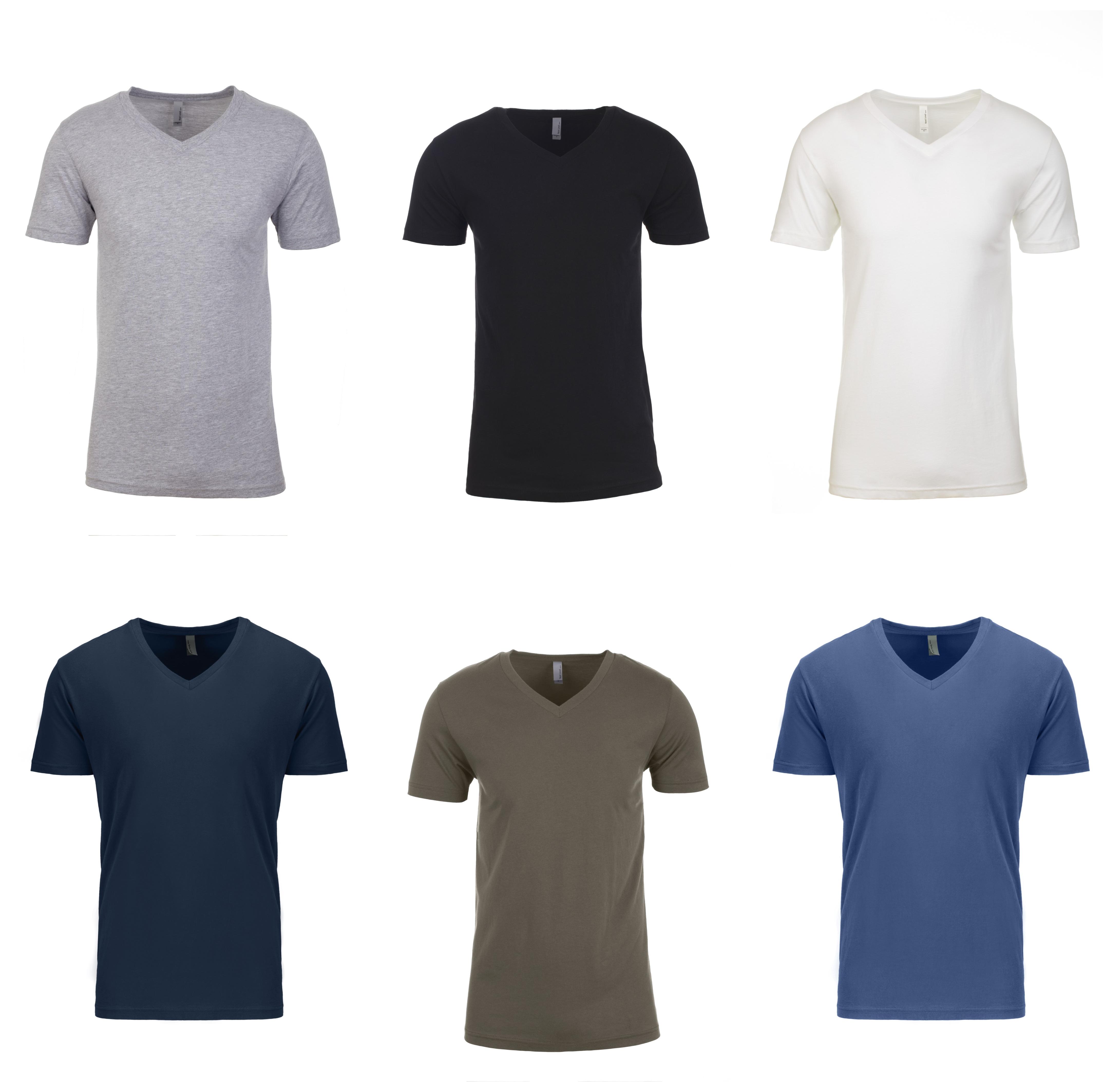 Cotton V-Neck T-Shirt 2