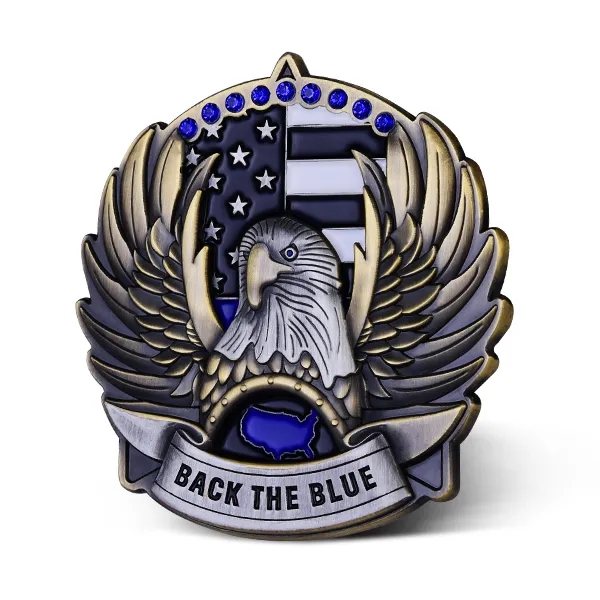 Challenge Coin with Rhinestone 3