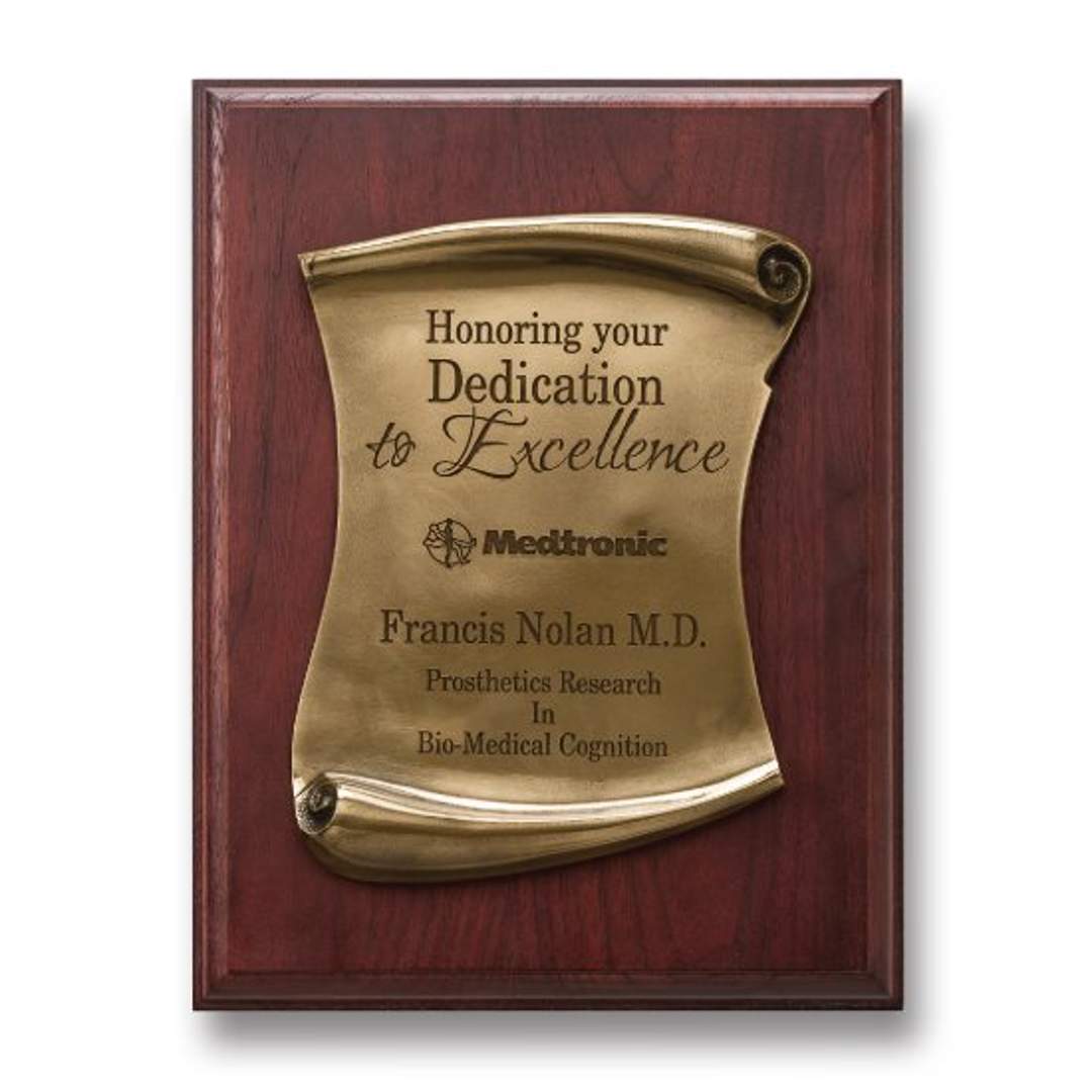 Scroll Plaque 4