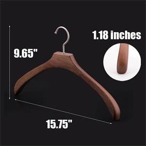 Custom Solid Wood Clothes Coat Hanger 3