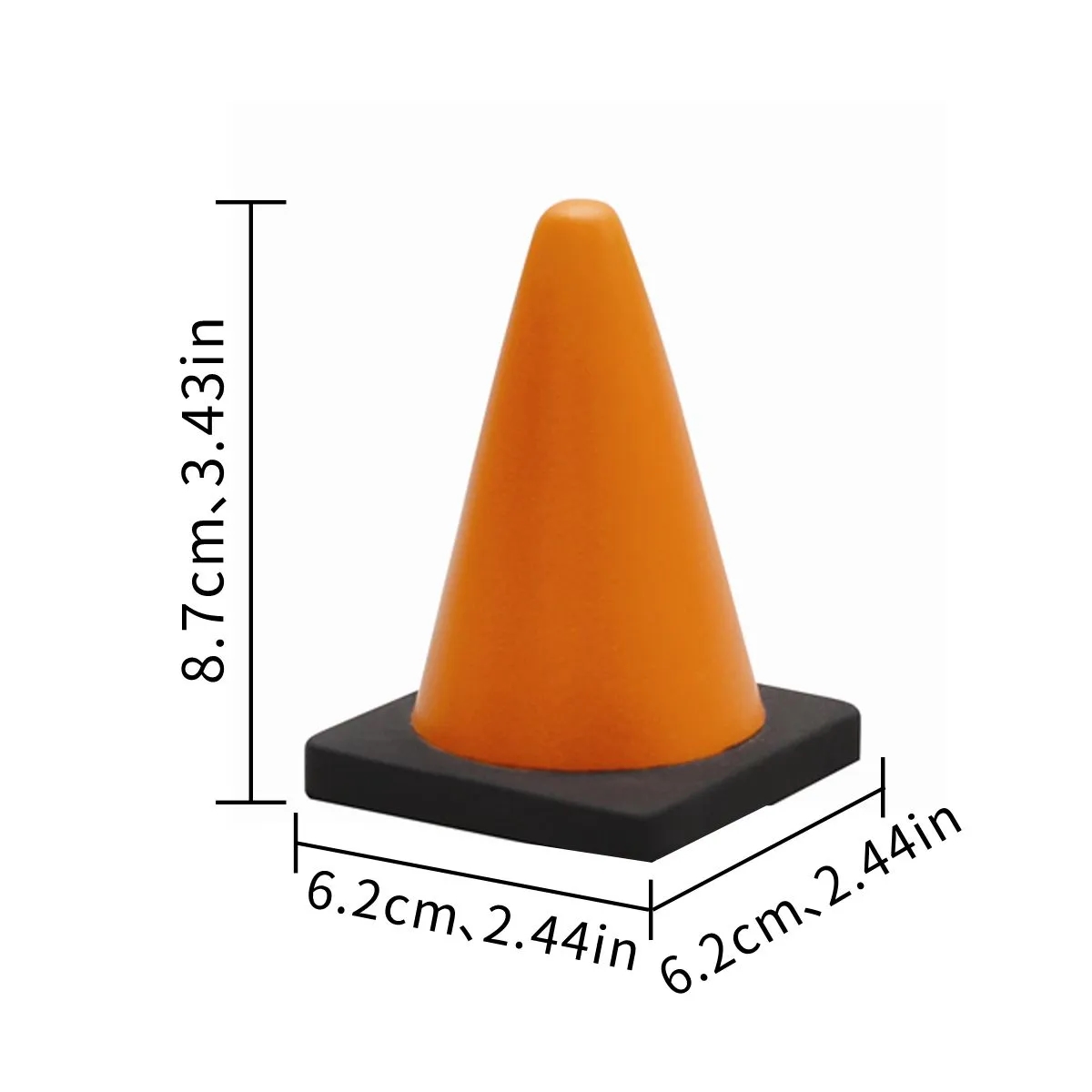 PU Foam Traffic Cone Stress Reliever Custom Logo 5