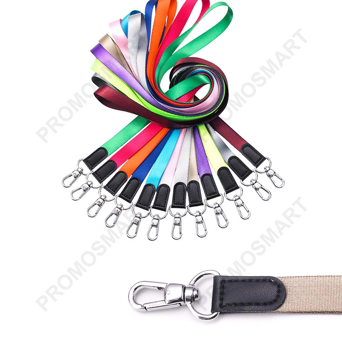 Polyester Solid Color Lanyard 1