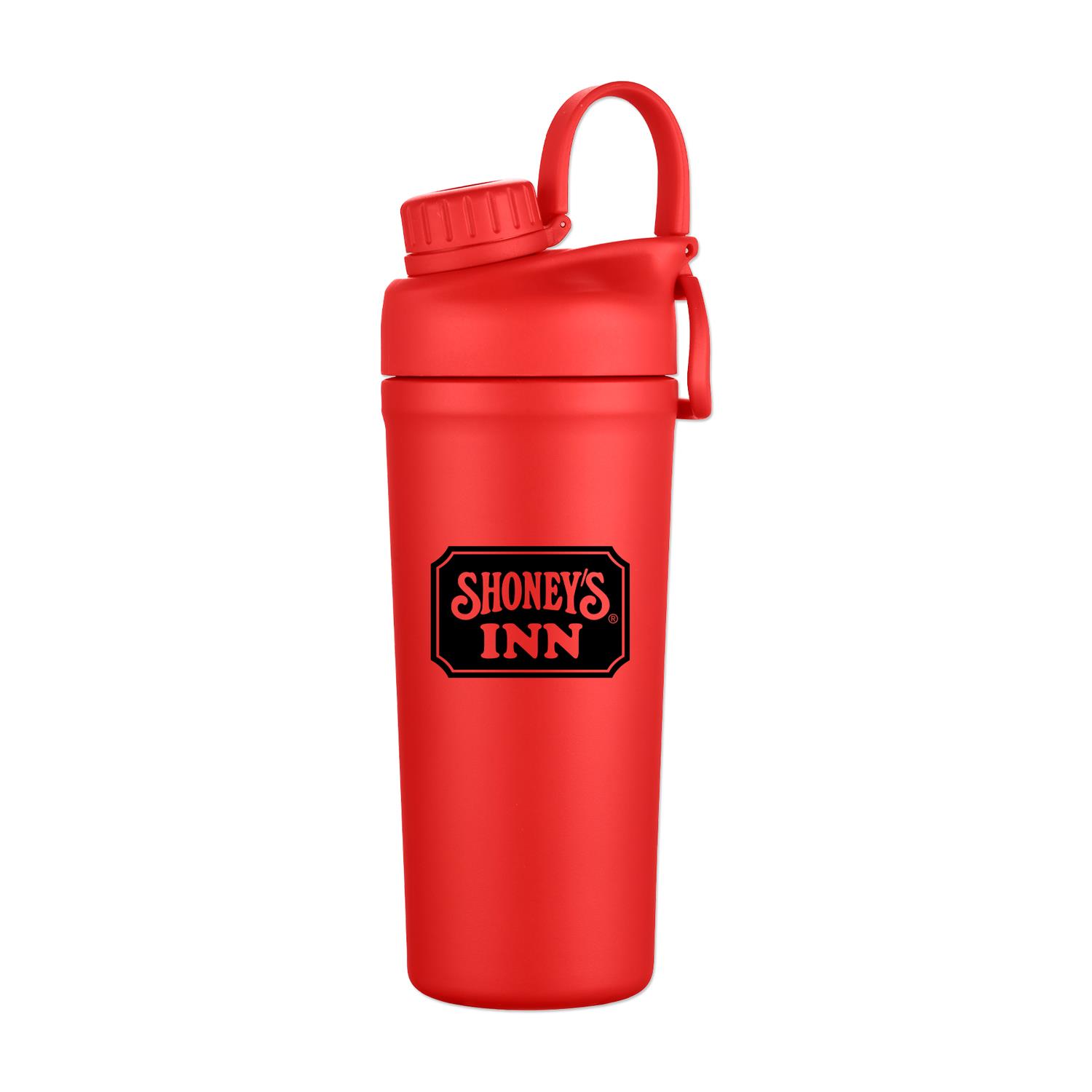26 Oz. Double Wall Stainless Steel Vacuum Ice Shaker, custom water bottle with logo imprint 9