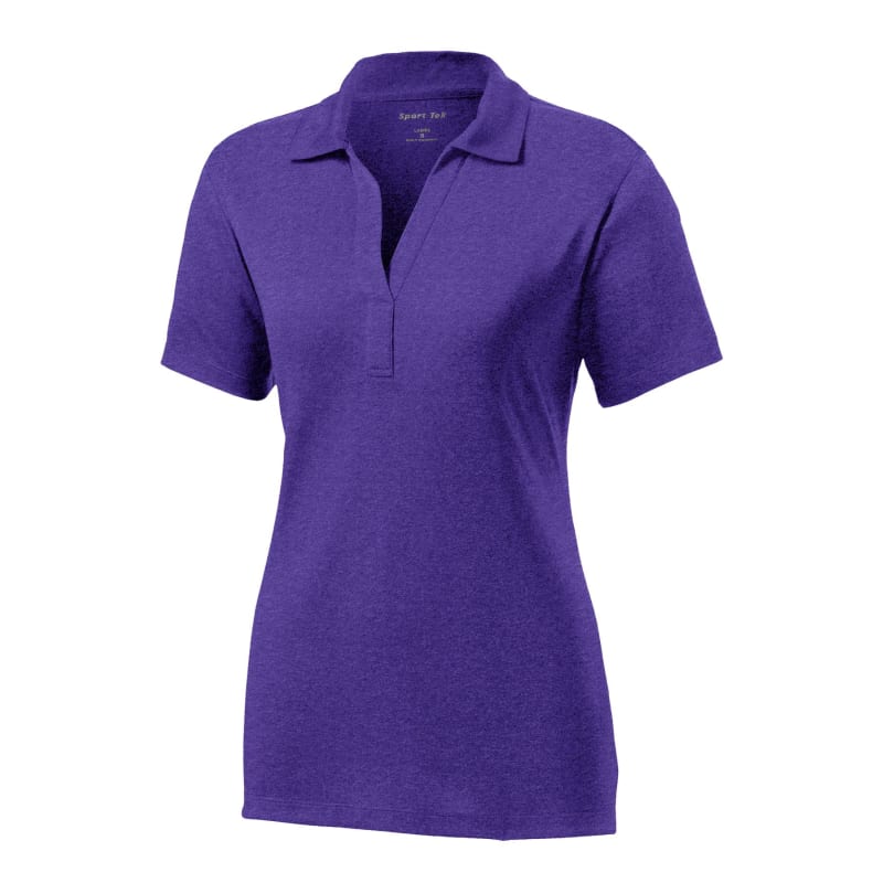 Sport-Tek Women's Heather Contender Polo. 9