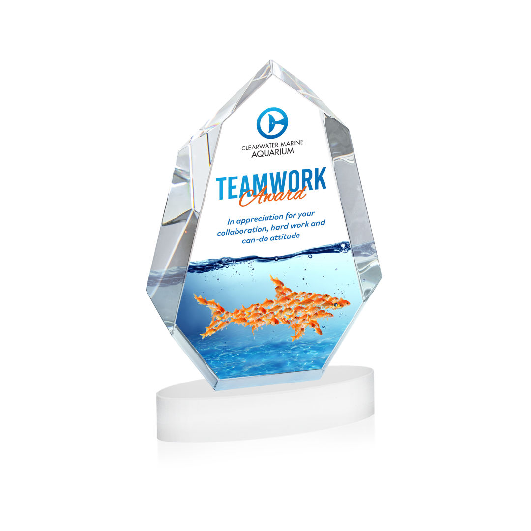 Norwood VividPrint™ Award on Alberton Base - White 2