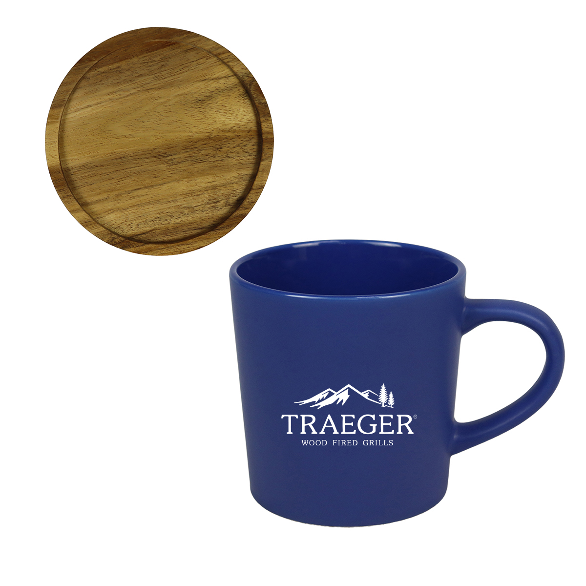 Imari Ceramic Mug with Dual-Function Lid/Coaster 10