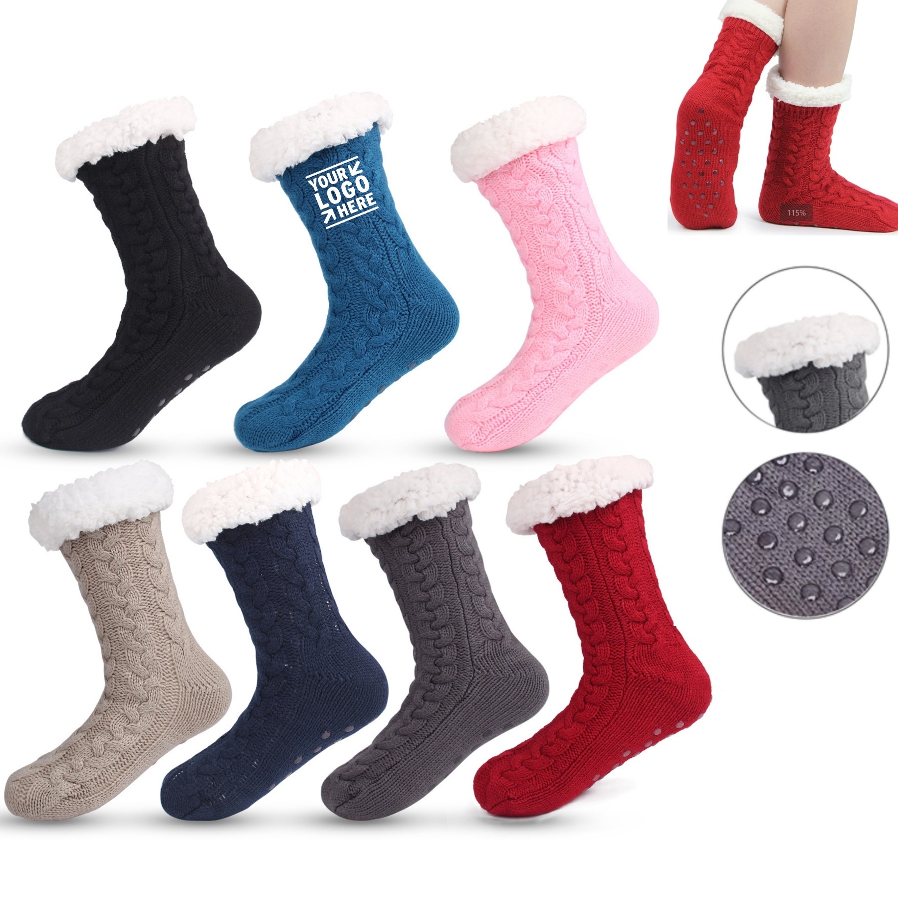 Women's Anti-Slip Floor Socks 1