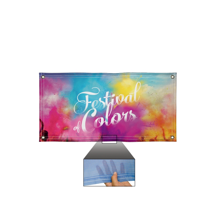 3' x 6' 9 oz. Mesh Vinyl Banner Single-Sided 4
