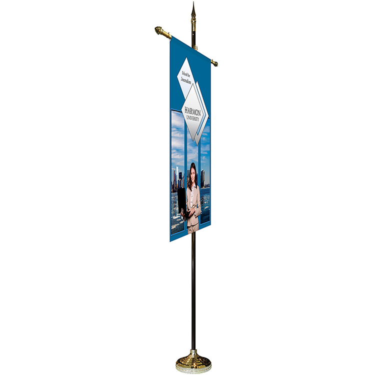 30" x 48" Premium Gonfalon 8' Kit / Straight Cut 15