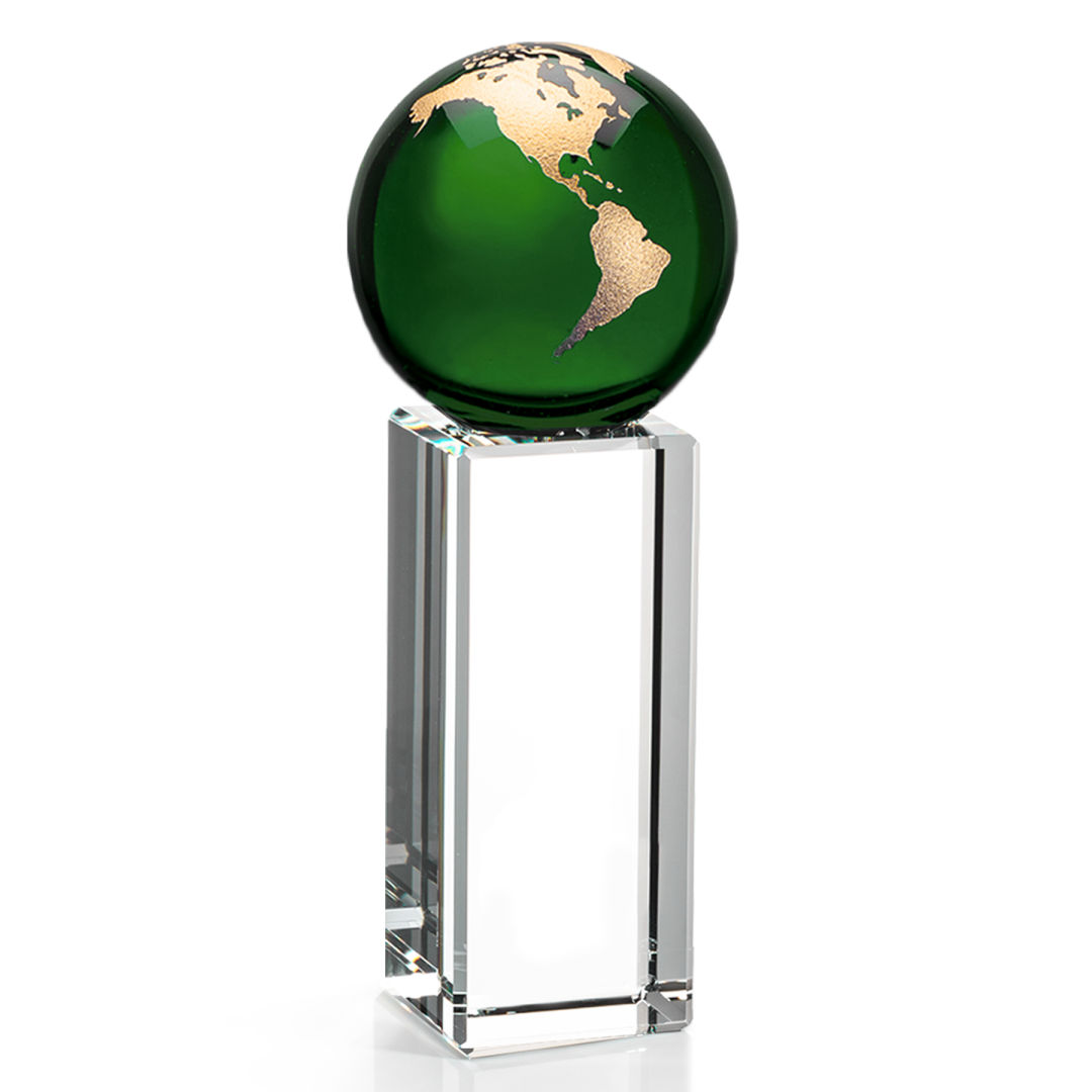 Luz Globe Award - Green/Gold 3
