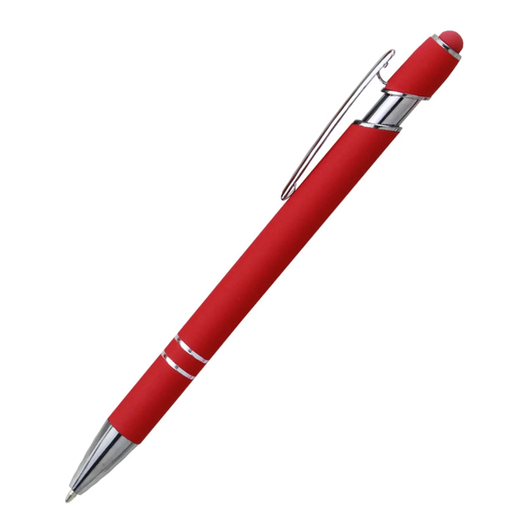 2 in 1 Metal Ballpoint Pen With Colorful Stylus 5