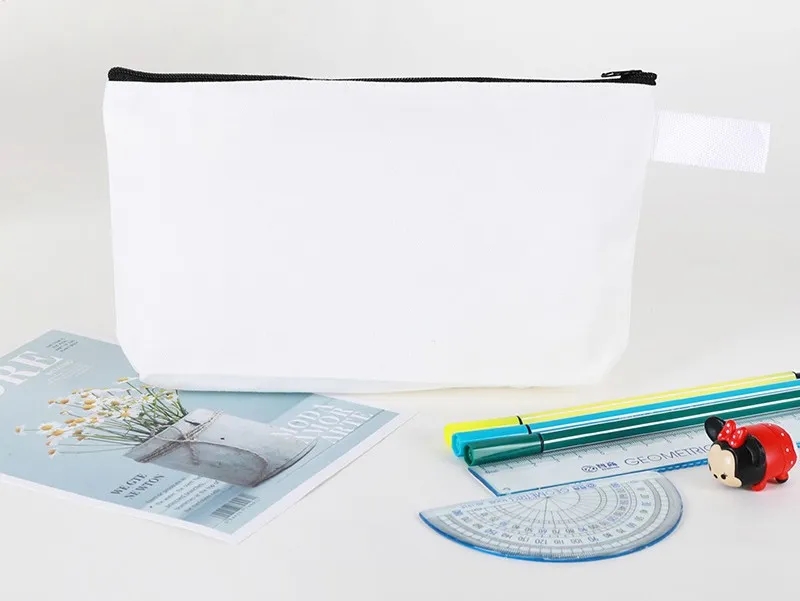 Multicolor Canvas Pencil Case 3