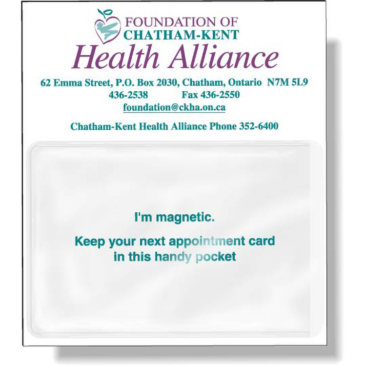 Magnetic Card Holder (3.75"x4.25") High Resolution Digital Full Colour